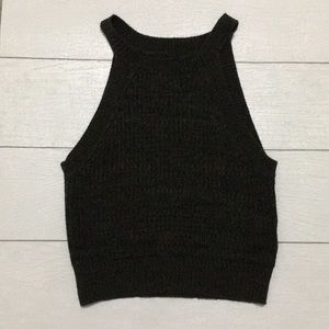 Forever 21 Ribbed sleeveless crop top